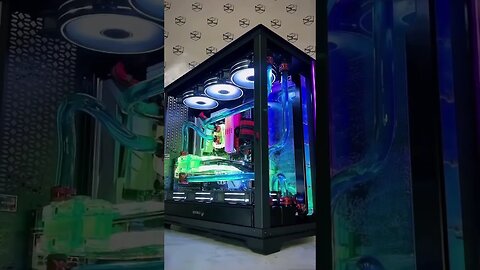 Gaming/Streaming Custom Water Loop Build!! #gaming #streamingpcbuild #gamingcommunity #gamingbuild