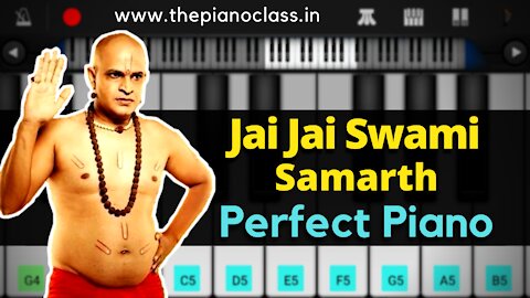 Jay Jay Swami Samarth Piano Tutorial | Marathi Serial Title Song | Easy Perfect Piano Tutorial