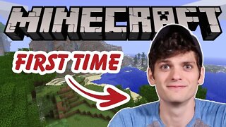 28 year old homeschooler plays MINECRAFT for first time