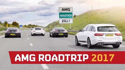 AMG Roadtrip 2017 Part 1 - The 2182BHP Convoy!!