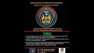 Radio Biafra Emergency special interactive program