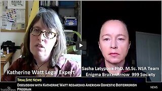 Katherine Watt and Sasha Latypova Exposed Why The Jab is a Bioweapon Military Product Not a Vaccine