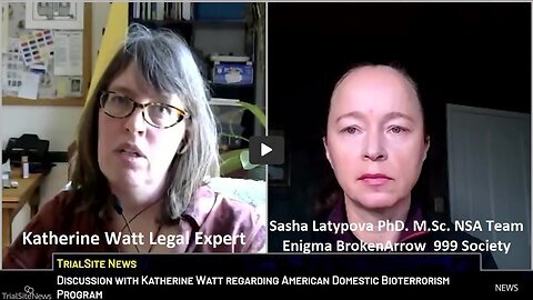 Katherine Watt and Sasha Latypova Exposed Why The Jab is a Bioweapon Military Product Not a Vaccine