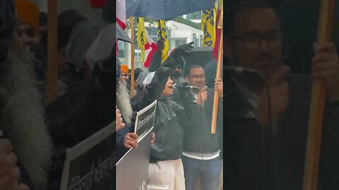 Vancouver 🇨🇦 Protest Indian Consulate | Shaheed Nijjar Assassination