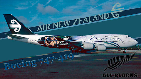 Air New Zealand All Blacks 747-419: A Tribute to the Rugby Legends