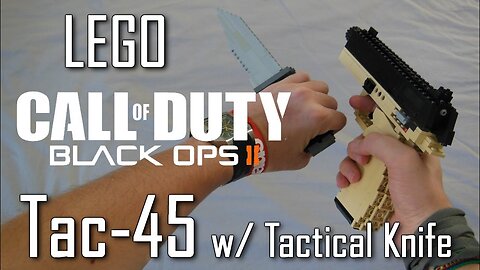 Call Of Duty: Black Ops 2: LEGO Tac-45 w/ Tactical Knife