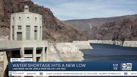 AZ water shortage hits a new low