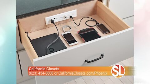 California Closets offers a variety of home office furniture