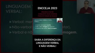 SAIBA A DIFERENÇA ENTRE LINGUAGEM VERBAL E NÃO-VERBAL! - #shorts