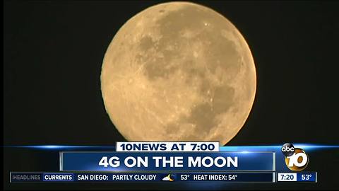 4G network on the moon?