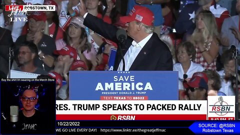 LIVE: President Trump holds Save America Rally in Robstown Texas