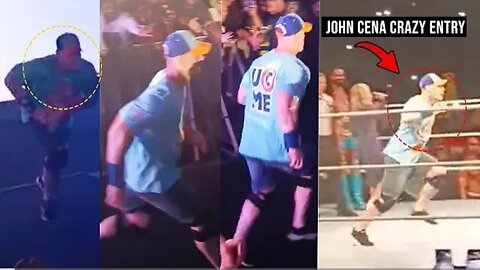 John Cena Entrance At Superstar Spectacle In Hyderabad India ♥️🔥