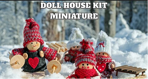 Miniature doll house kit