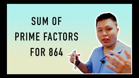 Prime Factor and its Sum - Practice Problem | CAVEMAN CHANG