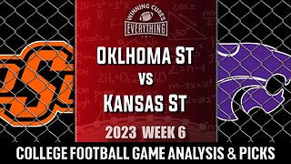 Kansas State vs Oklahoma State Picks & Prediction Against the Spread 2023 College Football Analysis