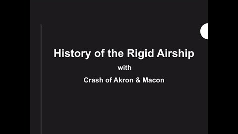 History of the Rigid Airship