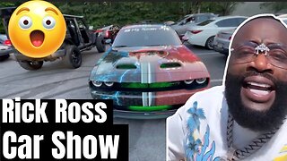 Rick Ross Car Show Tailgate: I Had The Best Hellcat On International!