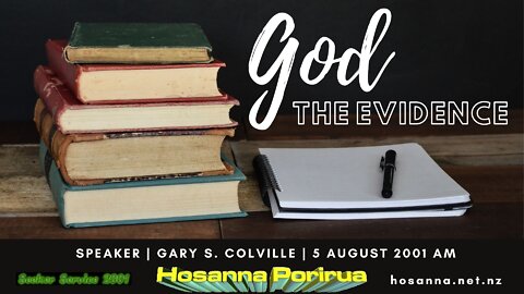 God: The Evidence (Gary Colville) | Hosanna Porirua