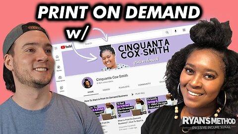 INTERVIEW: How Cinquanta Cox-Smith Makes Passive Income w/ Print on Demand!