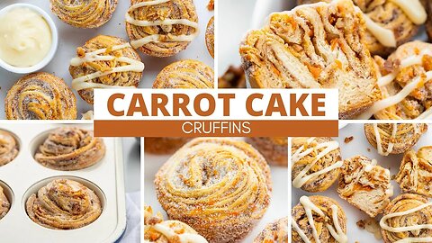 How to make AMAZING Carrot Cake Cruffins - Perfect for Easter Brunch!