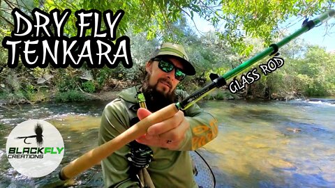 Dry Flies & Rising Trout! Tenkara Fly Fishing A Beautiful Mountain Creek, By Black Fly Creations
