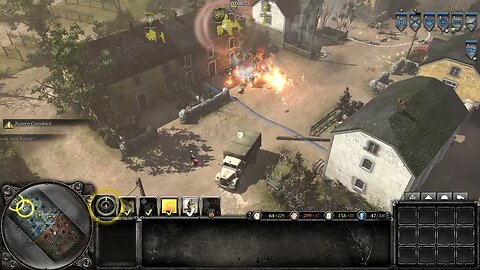 Company of Heroes 2 Skirmish Gameplay (United States, expert AI)