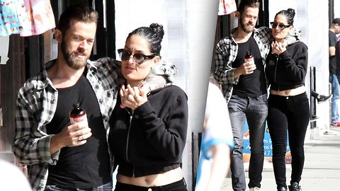 Nikki Bella & ‘DWTS’ Partner Artem Chigvintsev Serve Up Major PDA During Lunch Date