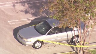 CHOPPER 5: Driver shot along Congress Ave., car riddled with bullet holes