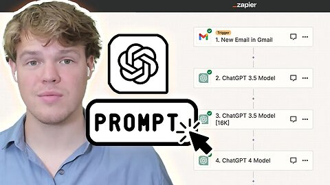 Craft ANY ChatGPT Prompt For Zapier Automations (chatgpt 3.5 & 4 models explained)