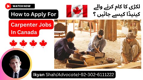 How to apply for Carpenter Jobs in Canada