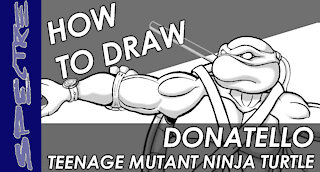 How to Draw Teenage Mutant Ninja Turtles [Donatello]