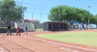 Opening day of Las Vegas Little League