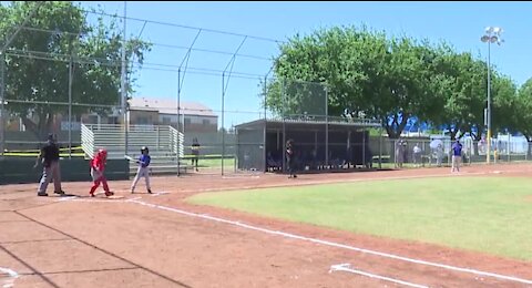 Opening day of Las Vegas Little League