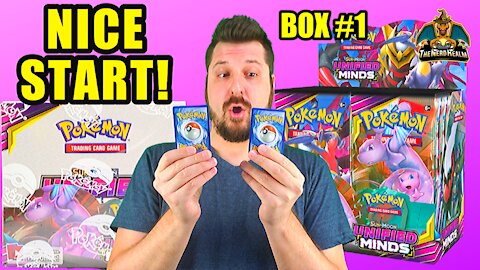 Unified Minds Booster Case (Box 1) | Mewtwo & Mew Hunting | Pokemon Opening