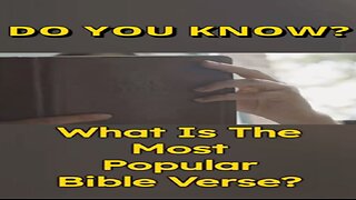 Most Popular Bible Verse 🏆👏 #shorts #viral #religion #god