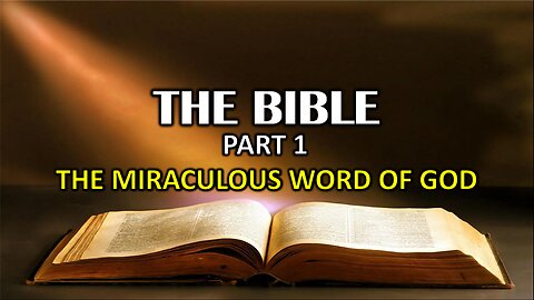 Dr. Steve Kern - The Bible (Part 1)