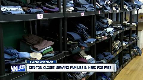 Ken-Ton Closet helps family who relocated from Puerto Rico and many others