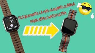 🥇La Mejor Correa de Titanium para Apple Watch Ultra / Correa de Lujo y Duradera