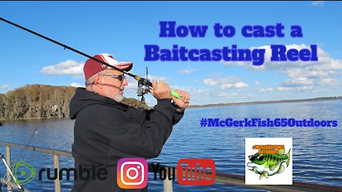 HOW TO Cast a Baitcasting Reel