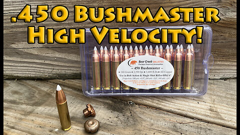 .450 Bushmaster High Velocity Ammo