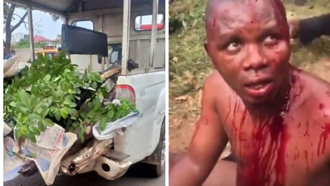 Mob brutalises and sets two alleged POS robbers ablaze in Enugu.