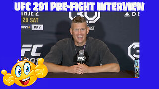 WONDER BOY UFC 291 PRE-FIGHT INTERVIEW!