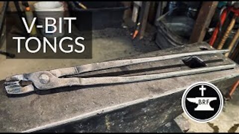 Forging V-Bit Tongs