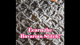 How to Crochet the Bavarian Stitch a.k.a The Wool Eater Stitch