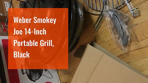 Weber Smokey Joe 14-Inch Portable Grill, Black