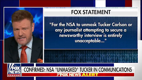 Fox News Responds to NSA 'Unmasking' Tucker Carlson