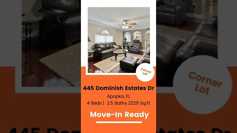 Apopka, Florida home for sale - 445 Dominish Estates Drive