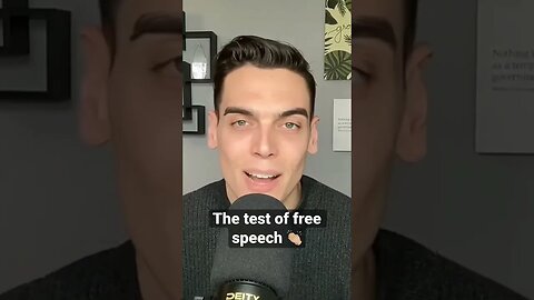 The true test of free speech 👏