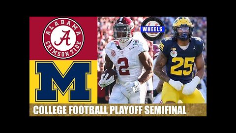 #4 Alabama vs #1 Michigan Highlights | 2024 Rose Bowl | CFP Semifinal | College Football Highlights
