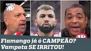 "Já reservou lugar pra FESTA do Flamengo?" Vampeta SE IRRITA com provocação!